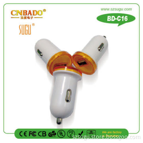 2014 Hot Single Universal Car Charger, 1A Current